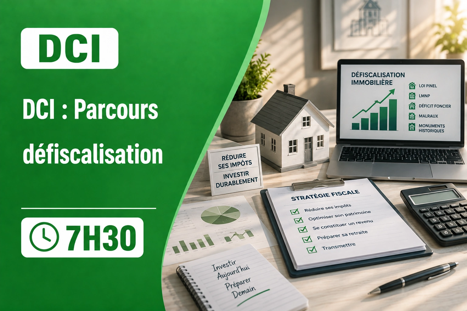 Formation DCI : Parcours défiscalisation